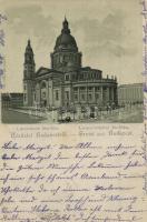 1898 Budapest V. Lipótvárosi bazilika. litho