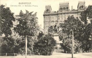 Budapest V. Eötvös tér és szobor