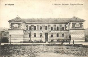 Budapest VII. Szegényház tér (ma Rózsák tere), Protestáns árvaház