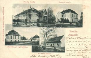 Szügy, Hansély, Simonyi és Schindler kastély, Nógrád megye régi székháza