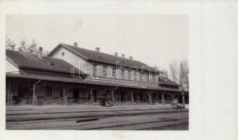 Székelykocsárd, Kocsárd, Lunca Muresului; vasútállomás / Bahnhof / railway station. photo