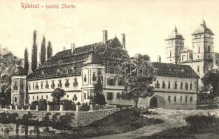 Zboró, Zborov; Rákóczi-féle kastély és vártemplom / castle, church