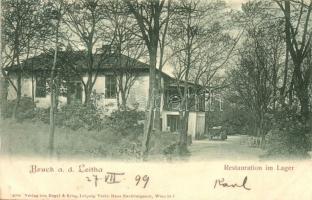 1899 Lajtabruck, Bruck an der Leitha; étterem a laktanyában / Restauration im Lager / restaurant in the military barracks