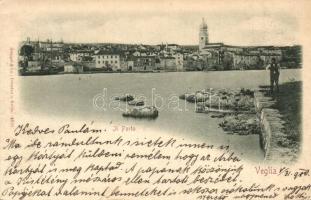 Krk, Veglia; port