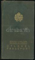 1939 Fényképes magyar útlevél Hartel Ferenc (1882-?) bankigazgató részére, olasz, német, stb. bejegyzésekkel
