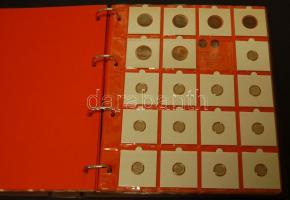 Hollandia "Julianna" gyűjtemény 1950-1980. 1c (33 klf), 5c (31 klf), 10c (31 klf), 25c (29...