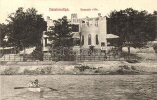 Balatonaliga, Rauszek villa