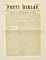 1843 Pesti Hírlap 1843. december 10. 307. szám, 843-852. p. Kiadja Landerer Lajos, Szerkeszti Kossuth Lajos. Korabeli reklámokkal.