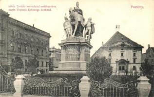 Pozsony, Pressburg, Bratislava; Mária Terézia koronázási emlékszobor / monument