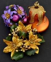 Vegyes bizsu tétel, közte karácsonyi darabokkal is