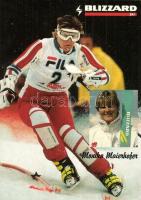 Monika Maierhofer Austrian former alpine skier and Olympic champion - modern postcard