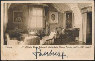 cca 1930 Habsburg relikvia tétel, 3 db Habsburg témájú képeslap, egyiken Habsburg Ottó (1912-2011) s...