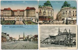 16 db RÉGI történelmi magyar városképes lap jó minőségben / 16 pre-1945 historical Hungarian town-vi...