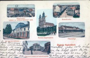 Szabadka with railway-station, barracks