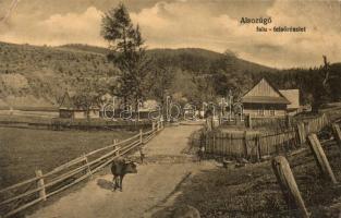 Alsózúgó, Unter Rauschenbach, Nizne Ruzbachy; falu a felső részlettel. Szankovszky felvétele és kiadása / village (EB)