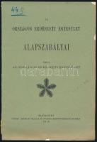 1916 Az Országos Erdészeti Egyesület Alapszabályai. Kiadta az Országos Erdészeti Egyesület, 49 p.