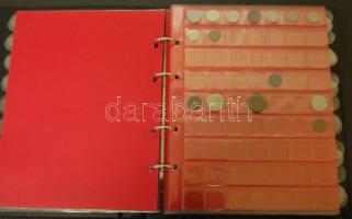 Hagyaték gyűjtemény, egész világ, régi és új, 184db érme, benne tengerentúl :1,2 (többsége),3 (kevés...