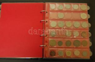 Hagyaték gyűjtemény, egész világ, régi és új, 184db érme, benne tengerentúl :1,2 (többsége),3 (kevés...