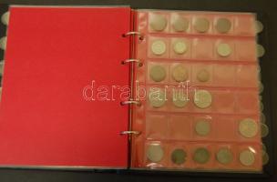 Hagyaték gyűjtemény, egész világ, régi és új, 184db érme, benne tengerentúl :1,2 (többsége),3 (kevés...