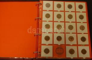 Hagyaték gyűjtemény, egész világ, régi és új, 184db érme, benne tengerentúl :1,2 (többsége),3 (kevés...