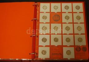 Hagyaték gyűjtemény, egész világ, régi és új, 184db érme, benne tengerentúl :1,2 (többsége),3 (kevés...