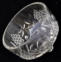 Formába préselt vajtartó, hibátlan, jelzés nélkül, d:21 cm, m:14 cm