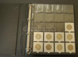 Hagyaték gyűjtemény, egész világ, régi és új, 175db érme, csak tengerentúl! :1,2 (többsége),3 (kevés) + Hollandia "Julianna" gyűjtemény 1948-80. 10c (33 klf) benne 2db tévveret!, 25c (31 klf), 1G (16 klf), 2 1/2G (9 klf) T:1,2,3 (kevés)