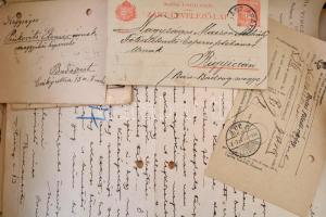 Vegyes papírrégiség tétel ómoravicai Piukovics Elemér országgyűlési képviselő és földbirtokos hagyat...