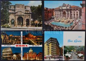 Kb. 260 db MODERN külföldi városképes lap / Cca. 260 modern European town-view postcards