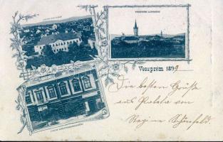 1899 Veszprém könyvkereskedés, árvaház