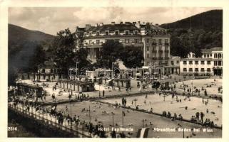 Baden bei Wien, Hotel Esplanade, Strandbad / swimming pools
