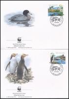 WWF Aquatic creatures 4 FDC WWF Vízi élőlények 4 FDC-n