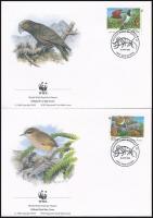 1993 WWF Vízi élőlények Mi 1290-1293 4 FDC-n