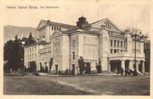 Merano, Meran (Südtirol); Stadttheater / theatre (from postcard bookelt)
