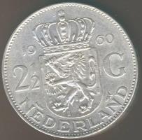 Hollandia 1960. 2 1/2G Ag "Julianna" T:2 kis ph.