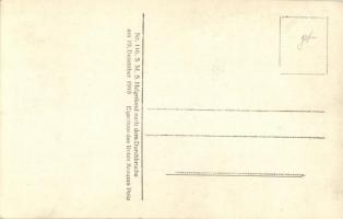 1915 SMS Helgoland nach dem Durchbruche. Eigentum des Roten Kreuzes Pola / SMS Helgoland osztrák-mag...