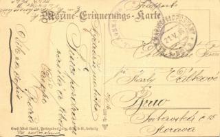 SMS Erzherzog Friedrich pre-dreadnought csatahajó / SM Linienschiff Erzherzog Friedrich / K.u.K. Kri...