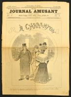 1895 Journal Amusant No. 2030, journal humoristique - francia nyelvű vicclap, illusztrációkkal, 16p / French humor magazine