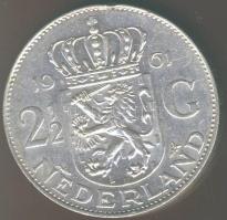 Hollandia 1961. 2 1/2G Ag "Julianna" T:2 kis ph.