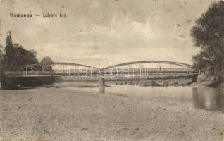 Homonna, Humenné; Laborc híd / bridge (fl)