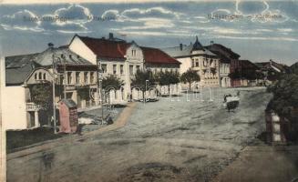 Szászrégen, Reghin; Közép utca / Mittelgasse / street view
