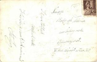 1943 Királyszentistván, utcakép, photo (fa)