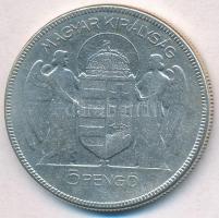 1930. 5P Ag "Horthy jobbra" T:3
Adamo P8