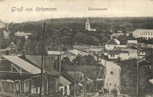 15 db RÉGI külföldi városképes lap, több ukrán lappal / 15 pre-1945 European town-view postcards wit...