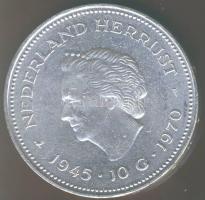Hollandia 1970. 10G Ag "Wilhelmina Julianna" T:2