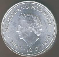 Hollandia 1970. 10G Ag "Wilhelmina Julianna" T:2