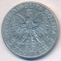 Lengyelország 1933. 5Zl Ag T:2- Poland 1933. 5 Zlotych Ag C:VF