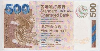 Hongkong 2003. 500$ "Standard Chartered Bank" T:II Hong Kong 2003. 500 Dollars "Standard Chartered Bank" C:XF