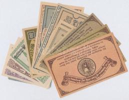 Ausztria 1920-1921. 18db-os papír szükségpénz tétel Amstetten, Aflenz, Aigen és Allensteig városaibó...