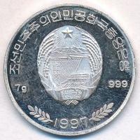 Észak-Korea 1997. 100W Ag "Ázsia faunája - Pandák" hátlap multicolor T:1-(PP) kis ph.
Nor...
